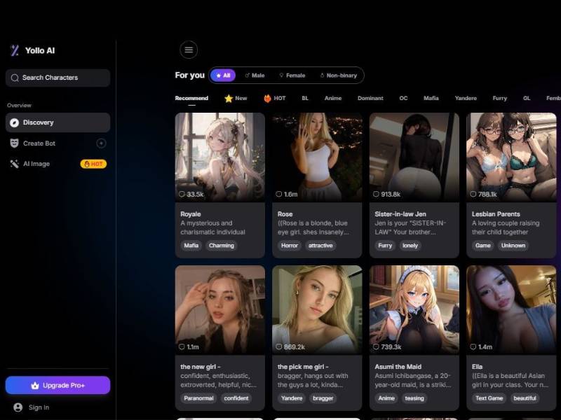 Yollo AI Chatbot Features and Pricing Model Yollo AI Chatbot Features and Pricing Model