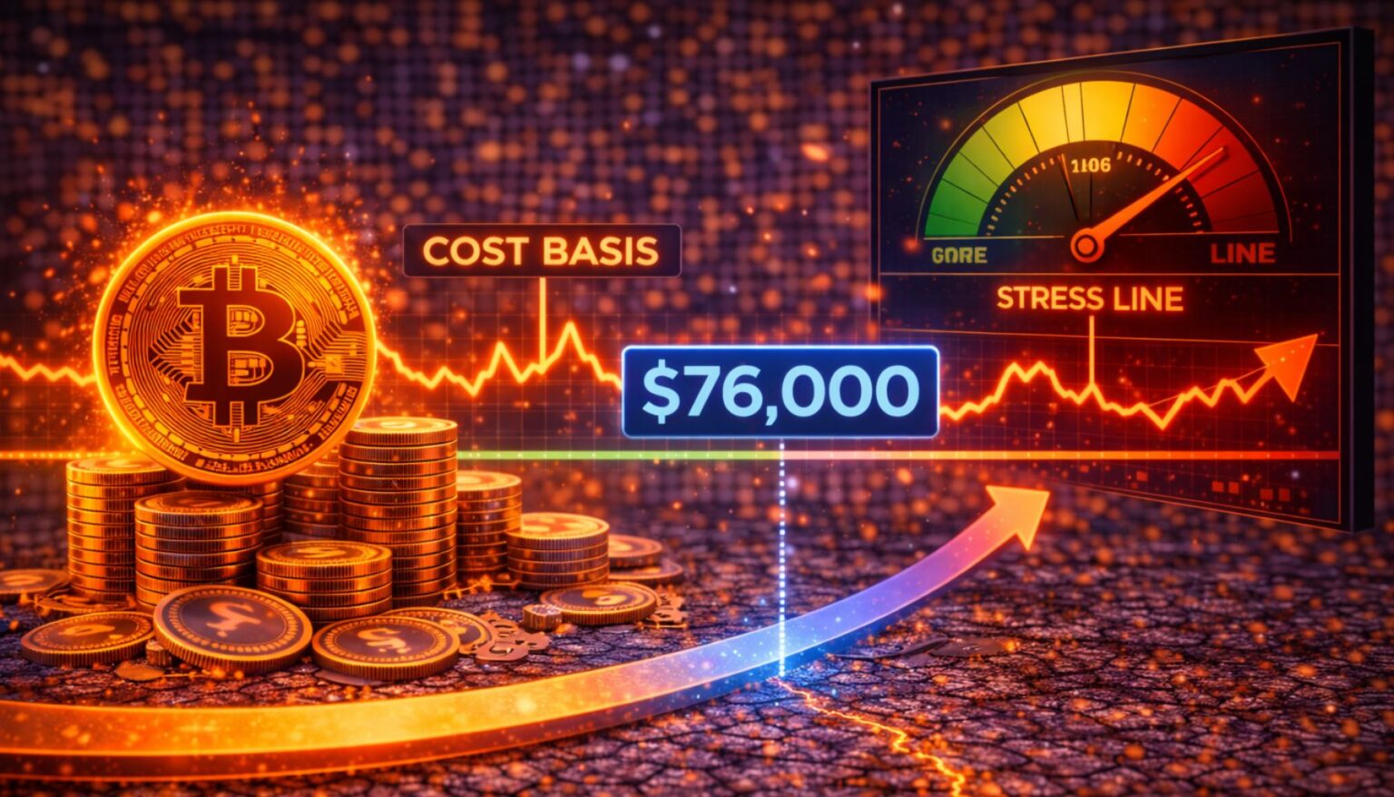 Strategy’s $76K Cost Basis Emerges As A Key Market Stress Line