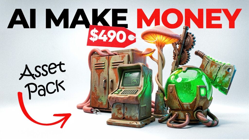 How I Make Real Money with AI 3D Assets