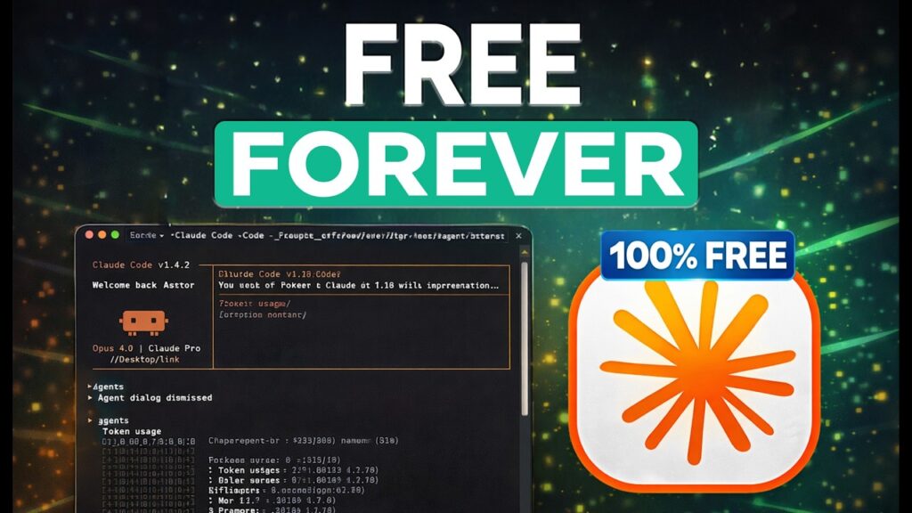 How to use Claude Code FREE Forever | STOP Paying $200/m